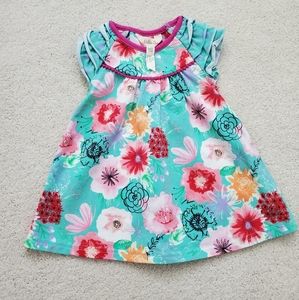 Matilda Jane Pick Up Sticks The Adventure Begins Floral Dress sz3-6m